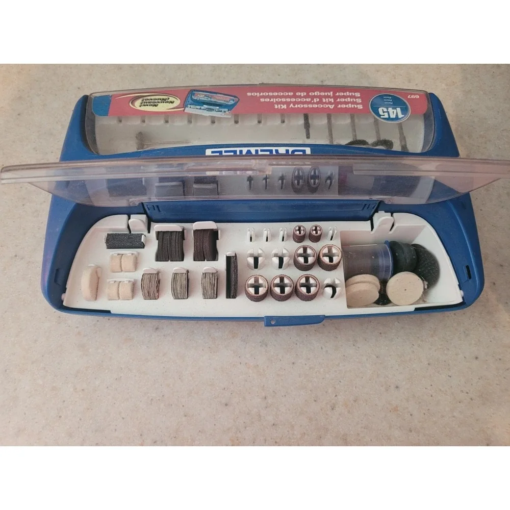 Dremel 697 Super Accessory Kit 145 Piece